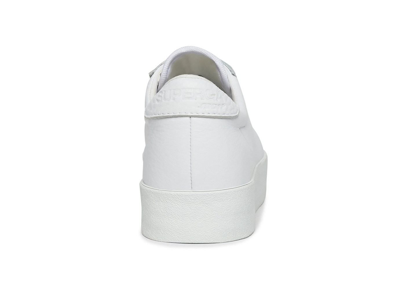 Platform Feminino Branco - Superga 2854 Club 3 Full Comfort Couro - PCJFS-8649